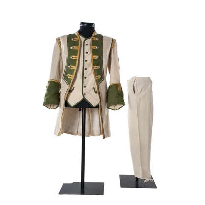 Victorian Steampunk Hussar Jacket & Vest - Gothic Civil War Costume for Men | Astricos-Astricos