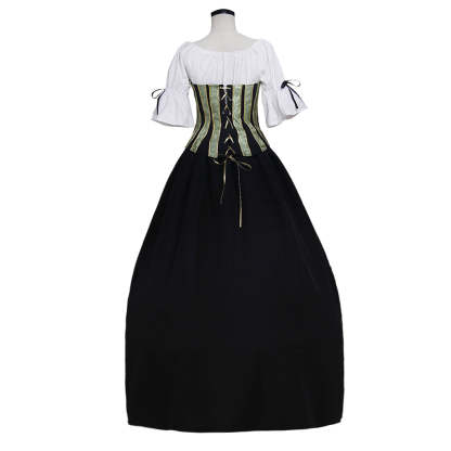 Vintage Europe Medieval Victorian Renaissance Dress for Women - Elegant Cosplay Costume-Astricos