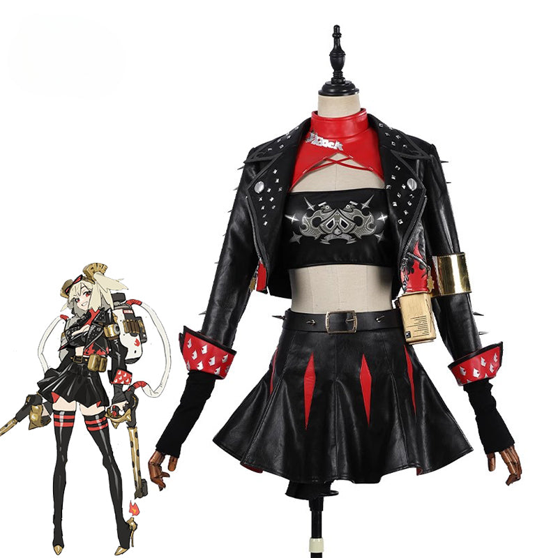 Zenless Zone Zero Burnice White Cosplay Costume - Sons of Calydon Punk Uniform for Halloween-Astricos