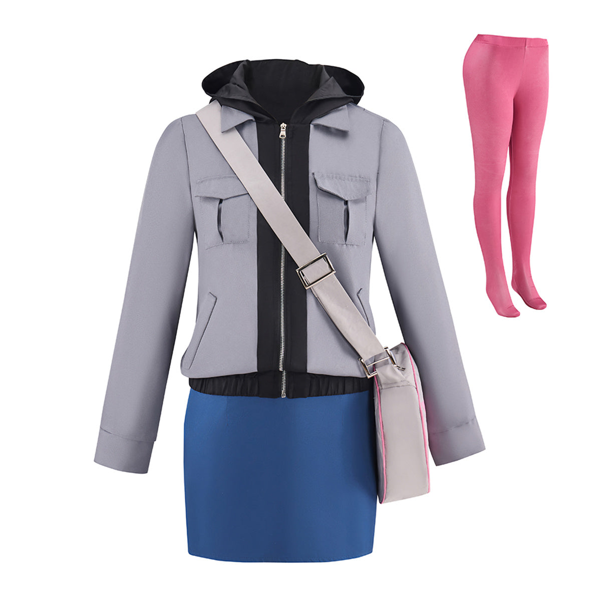 Ramona Flowers Cosplay Costume – Official Scott Pilgrim Takes Off Outfit for Halloween & Carnival-Astricos