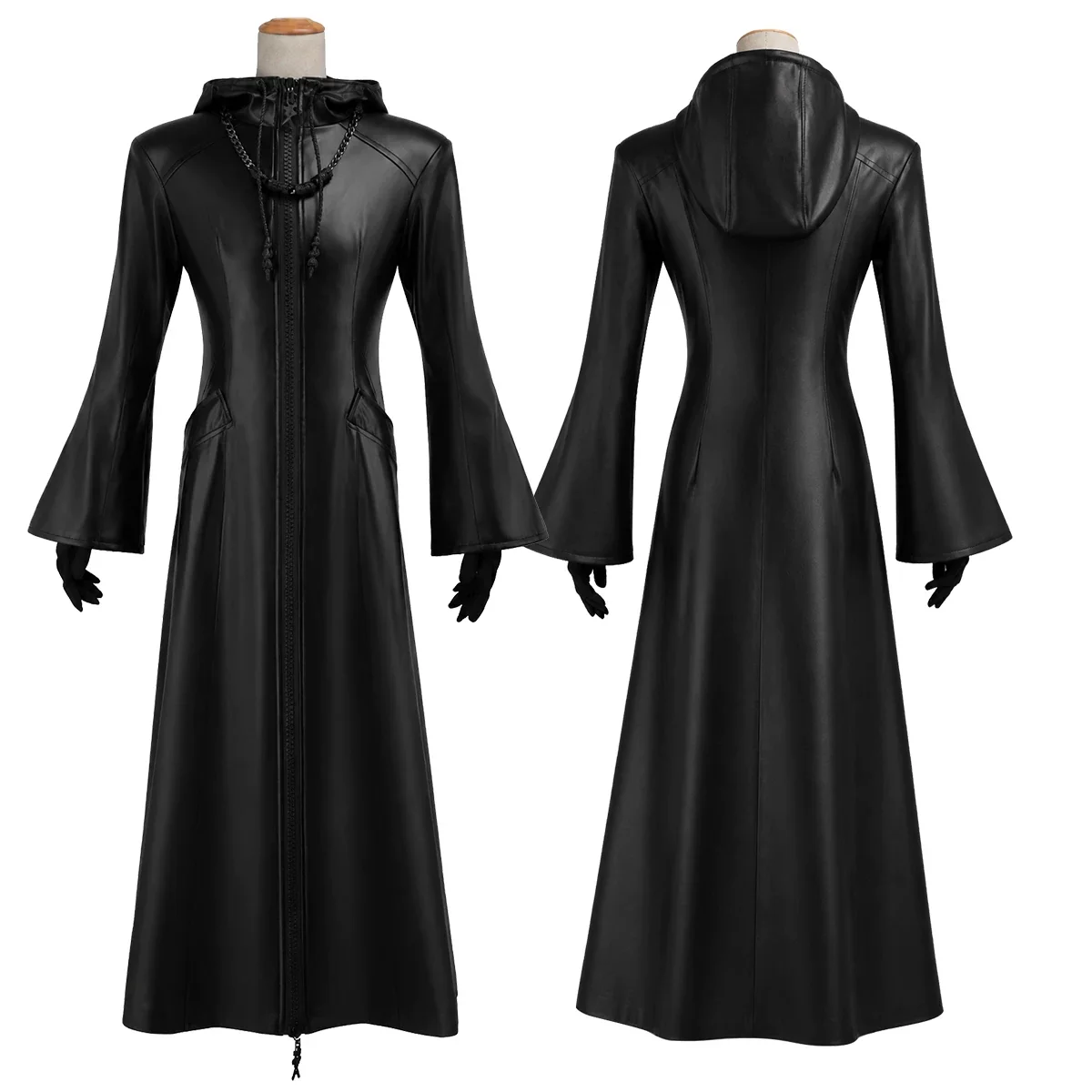 Kingdom Hearts Organization XIII Black Coat Cosplay, Custom-Made for Halloween & Con