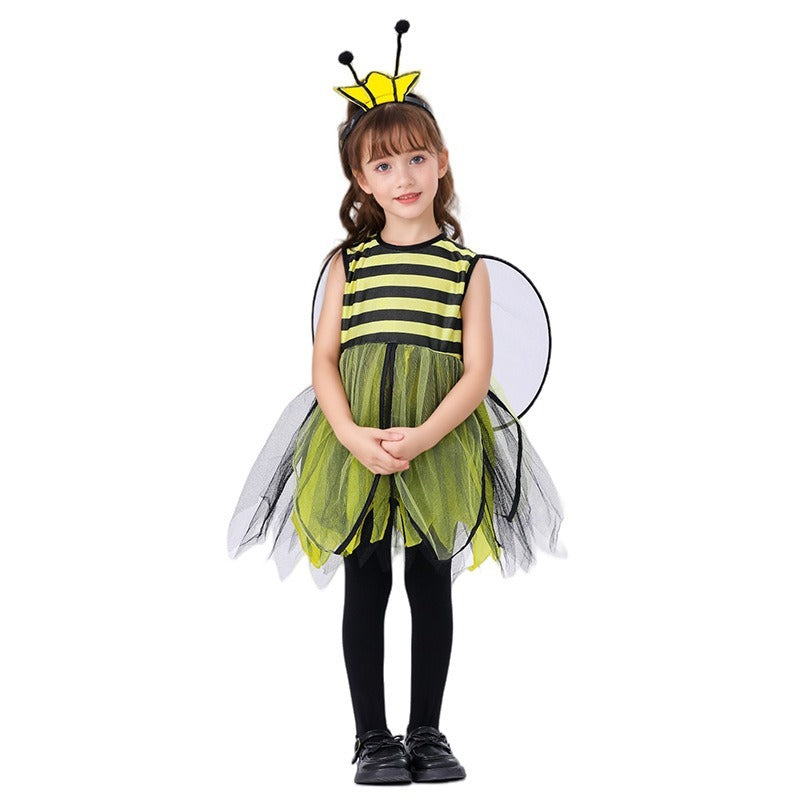 Adorable Kids' Bee and Ladybug Costume for Cosplay, Halloween, and Performances-Astricos