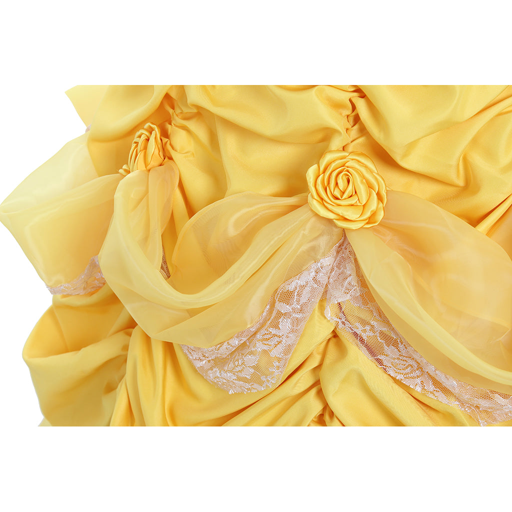 Beauty and the Beast Belle Cosplay Costume | Princess Dress for Halloween & Cosplay-Astricos