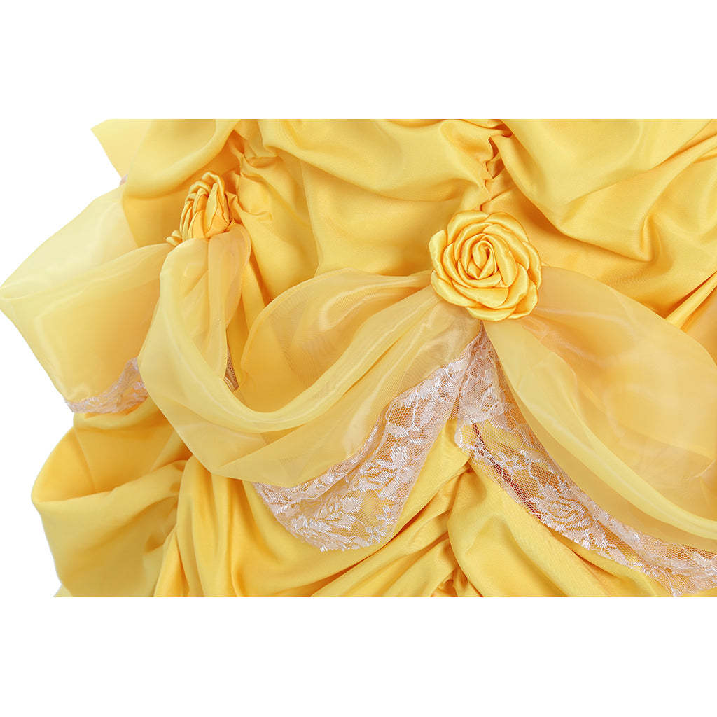 Beauty and the Beast Belle Cosplay Costume | Princess Dress for Halloween & Cosplay-Astricos