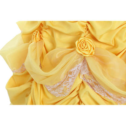 Beauty and the Beast Belle Cosplay Costume | Princess Dress for Halloween & Cosplay-Astricos
