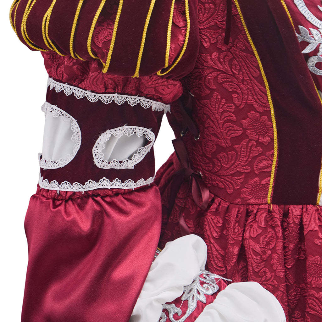 Tudor Dynasty Rose Pink Dress Cosplay Costume - Authentic Historical Outfit-Astricos