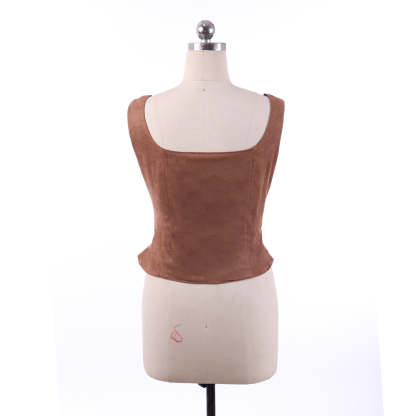 Medieval Lady Lace-Up Corset Vest – Custom Made Cosplay Costume | Astricos-Astricos