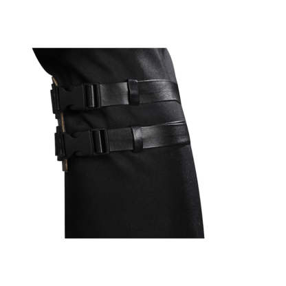 Mortal Kombat 1 Smoke Cosplay Costume Full Set with Mask for Halloween & Parties-Astricos