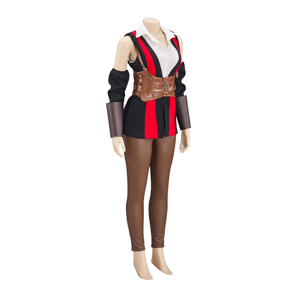 Women's Stylish PU Leather Jacket & Pants Set – Ultimate Cosplay Costume & Fashion Outfit-Astricos