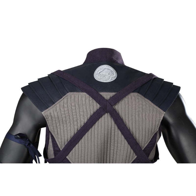 Mortal Kombat 1 Smoke Cosplay Costume Full Set with Mask for Halloween & Parties-Astricos