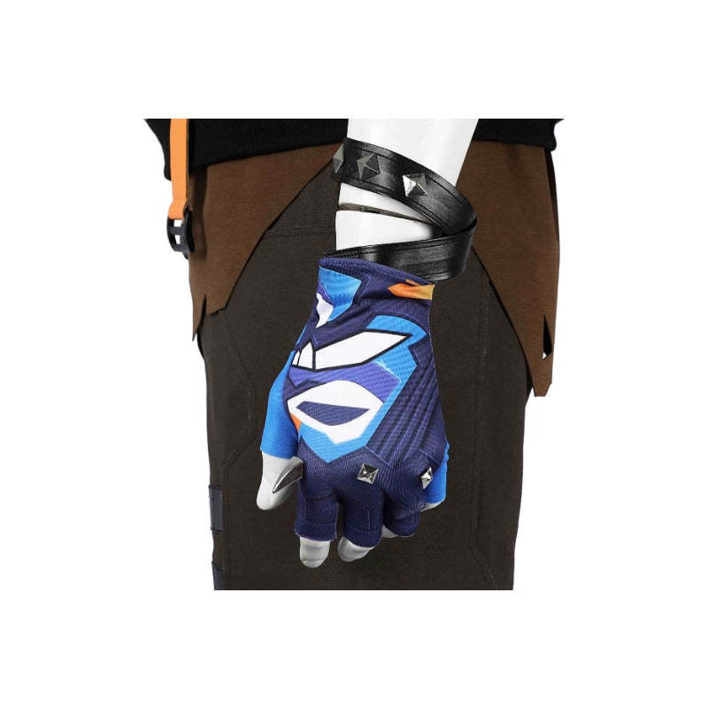 Yoru Kiritani Ryō VALORANT Cosplay Costume Set with Accessories for Men - Astricos-Astricos