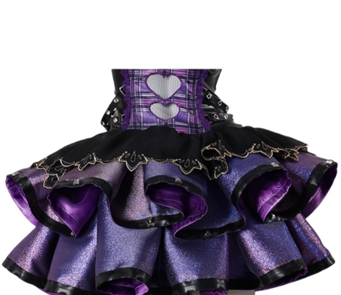 Yujian Wujian Cosplay Costume Kuromi Sanrio Collaboration Anime Game Character Outfit-Astricos