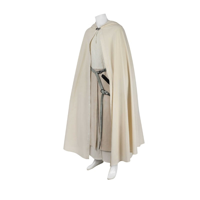 Gandalf the White Cosplay Costume Full Set - Lord of the Rings Premium Outfit-Astricos