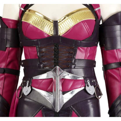 Sexy Mileena Cosplay Costume - Mortal Kombat Halloween Battle Outfit Full Set-Astricos