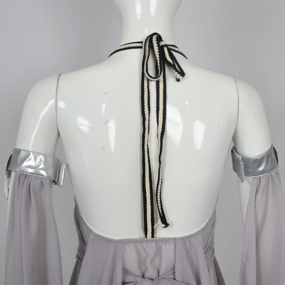 Game of Thrones Daenerys Grey Dress Cosplay Costume, Custom for Comic-Con & Halloween