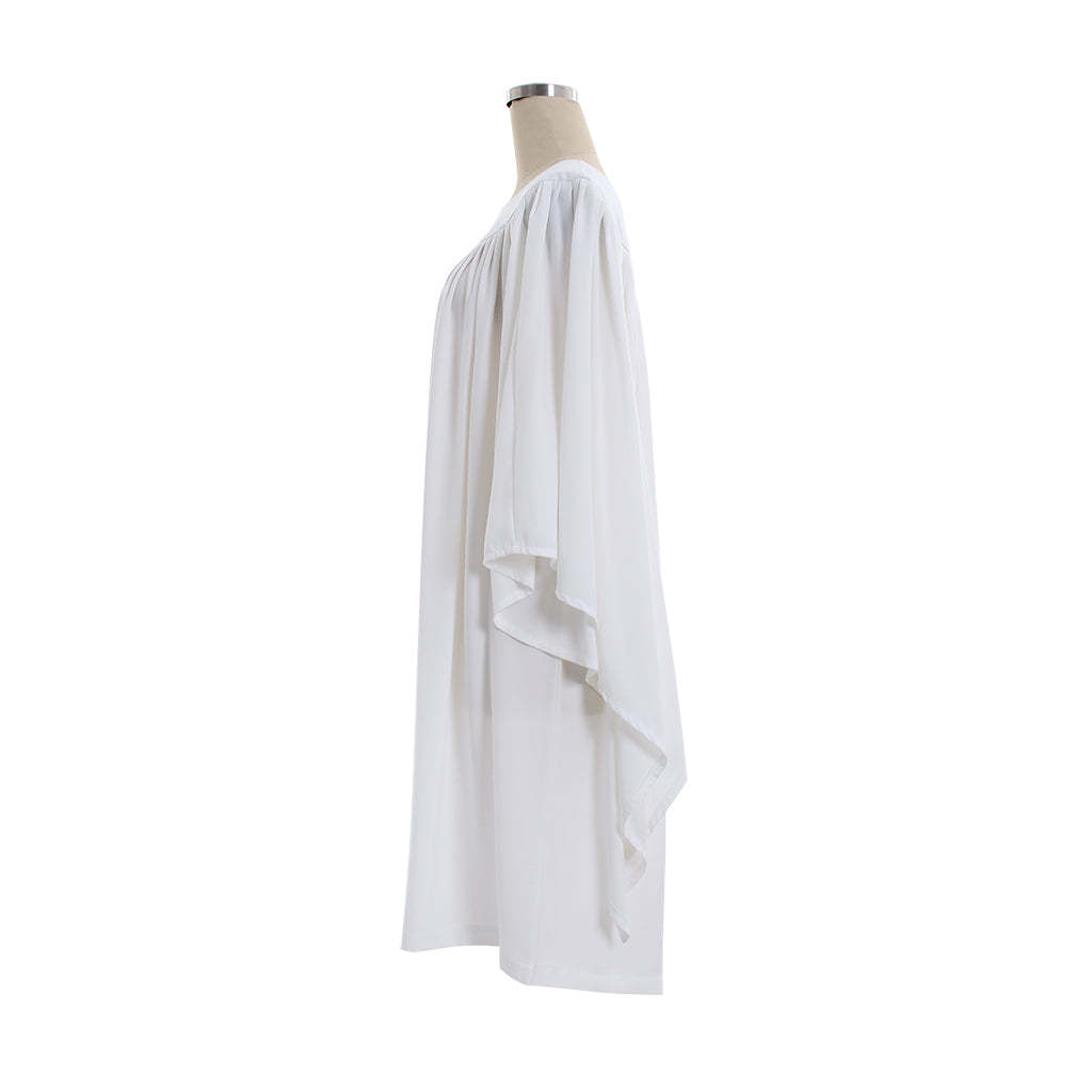 Traditional Women's Church ALB White Vestments Chasuble - Catholic Priests Clergy Surplice Costume | Astricos-Astricos