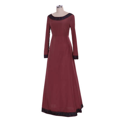 Medieval Royal Court Queen Princess Robe Dress for Regency Tudor Tea Party & Ball-Astricos