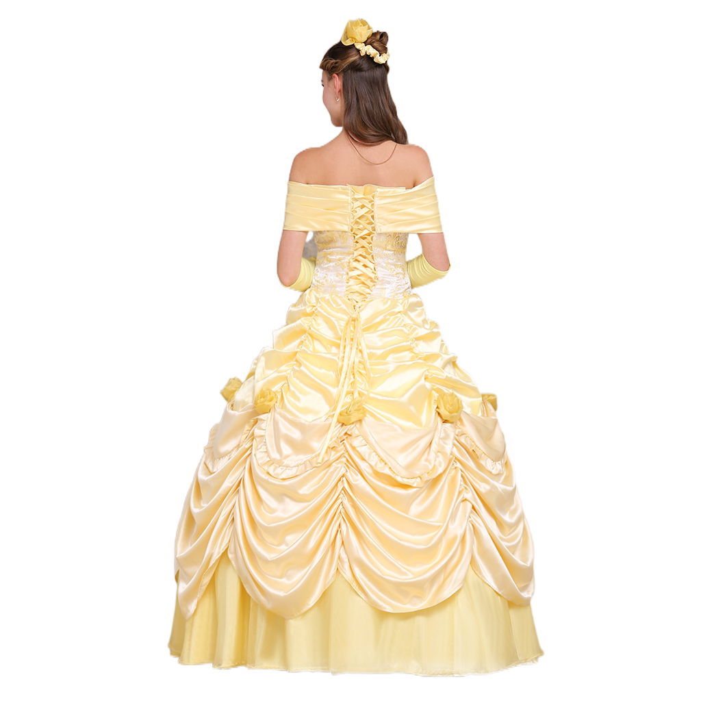 Beauty and the Beast Belle Cosplay Costume | Princess Dress for Halloween & Cosplay-Astricos