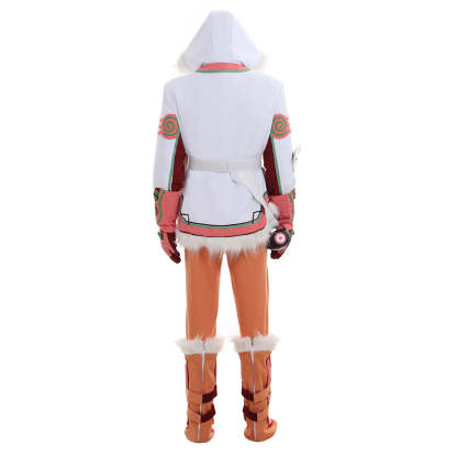 Mei Overwatch Cosplay Costume - Orange Skins Battle Uniform Suit for Fans-Astricos