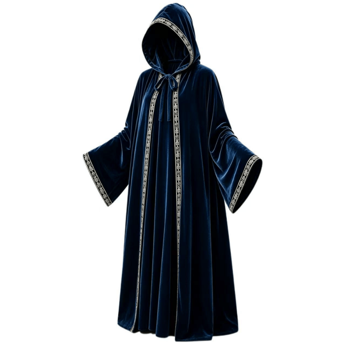 Medieval Renaissance Hooded Wizard Robe Cosplay Costume Custom For Halloween Party