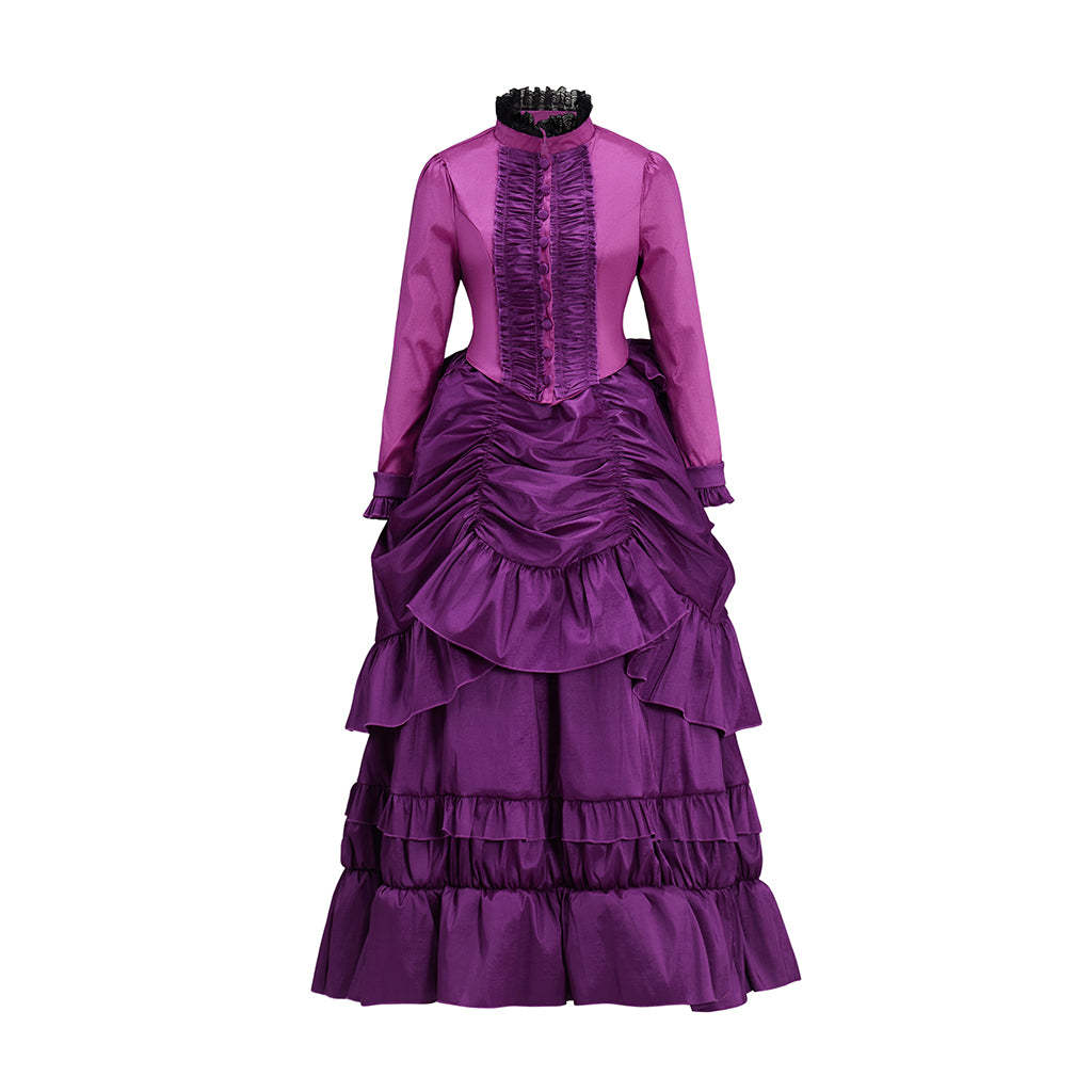 Victoria Rose Pink Cosplay Dress – Elegant & Detailed Women's Costume | Astricos-Astricos