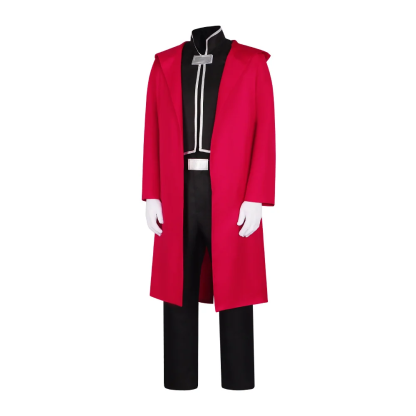 Edward Elric Fullmetal Alchemist Cosplay Custom Outfit for Halloween & Comic Con