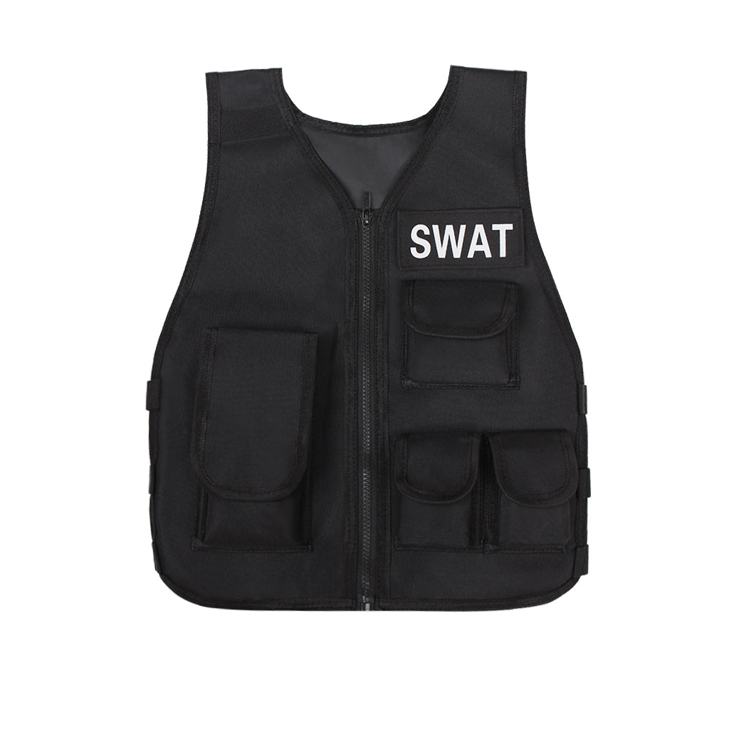 Kids Military Airsoft Vest - Camouflage Tactical Cosplay Costume for Outdoor Adventures-Astricos
