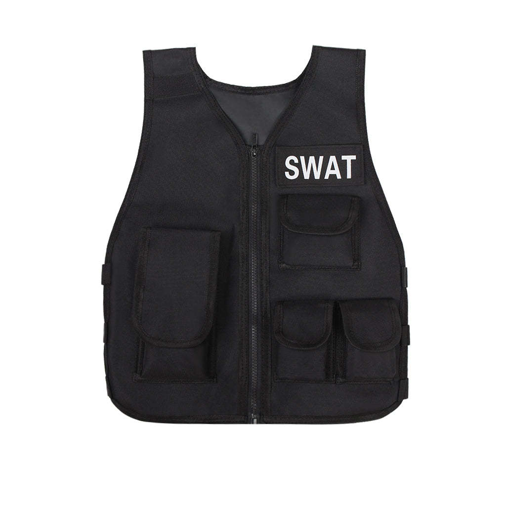 Kids Military Airsoft Vest - Camouflage Tactical Cosplay Costume for Outdoor Adventures-Astricos