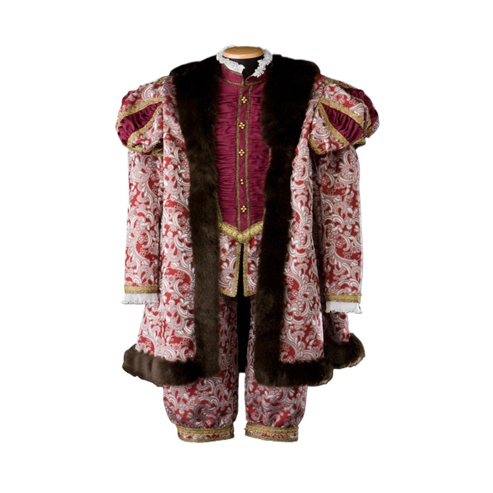 Tudor King Henry Court Costume - Renaissance Noble Prince Suit | 18th Century Medieval Outfit by Astricos-Astricos