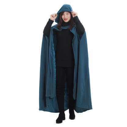 Gothic Winter Cloak Hooded Trench Coat for Women - Elegant Victorian Style Cape-Astricos
