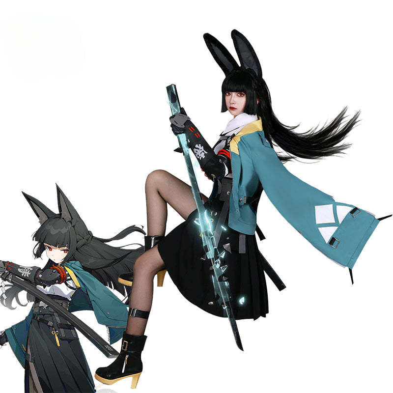 Hoshimi Miyabi Fox Lovely Uniform Cosplay Costume - Zenless Zone Zero Inspired-Astricos