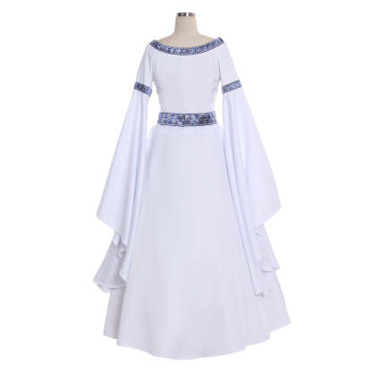 Medieval Royal Court Queen Princess Robe Dress - Elegant Tudor Tea Party Ball Gown-Astricos
