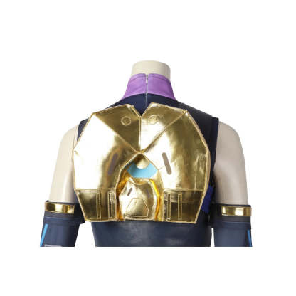 Valorant Neon Cosplay Costume – Blue Combat Uniform for Women | Full Set for Halloween & Party | Astricos-Astricos