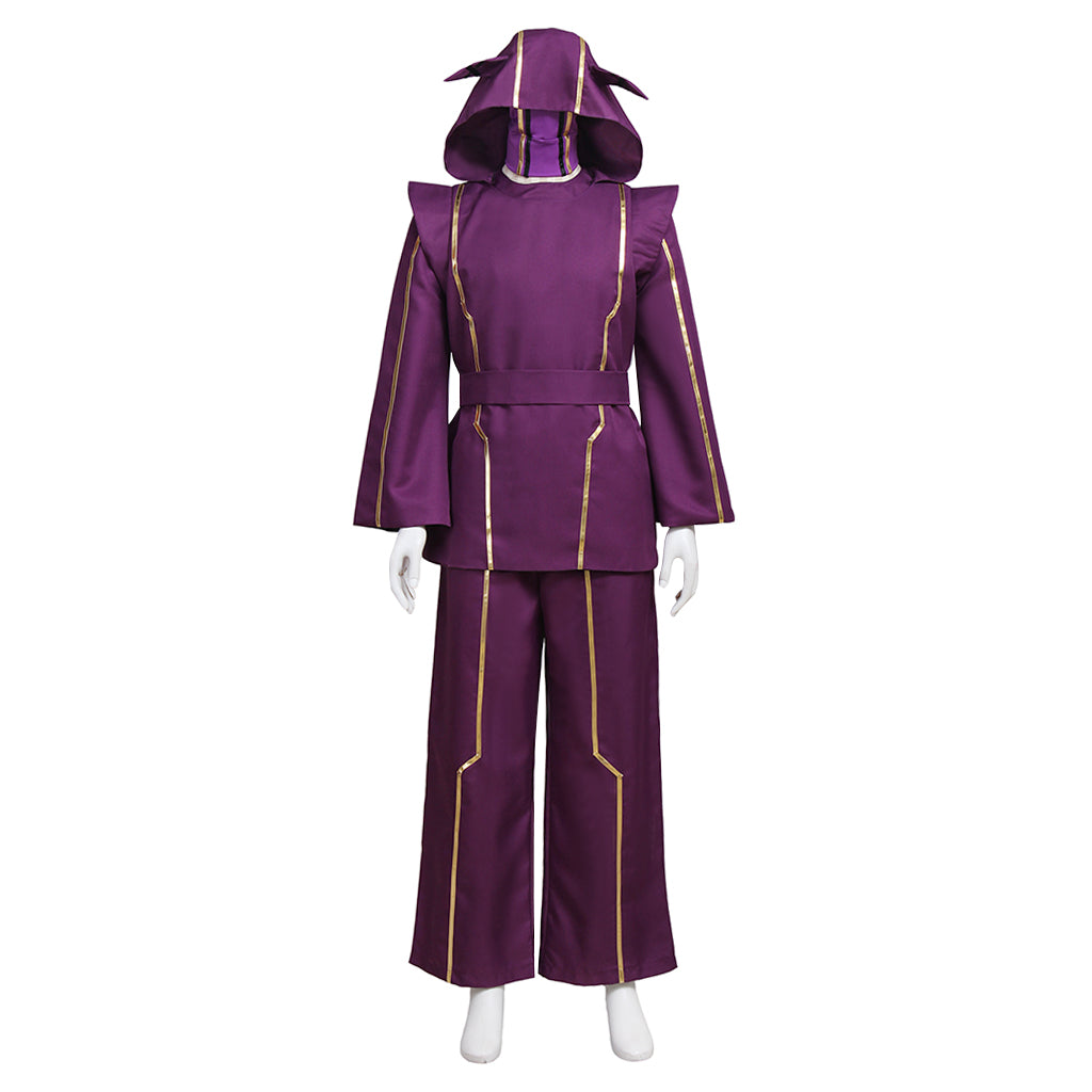 LOL Kennen Cosplay Costume - Purple Battle Uniform with Hat | Astricos-Astricos