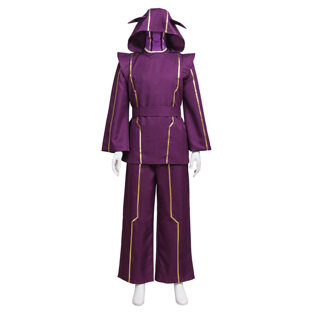LOL Kennen Cosplay Costume - Purple Battle Uniform with Hat | Astricos-Astricos