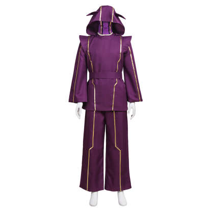LOL Kennen Cosplay Costume - Purple Battle Uniform with Hat | Astricos-Astricos