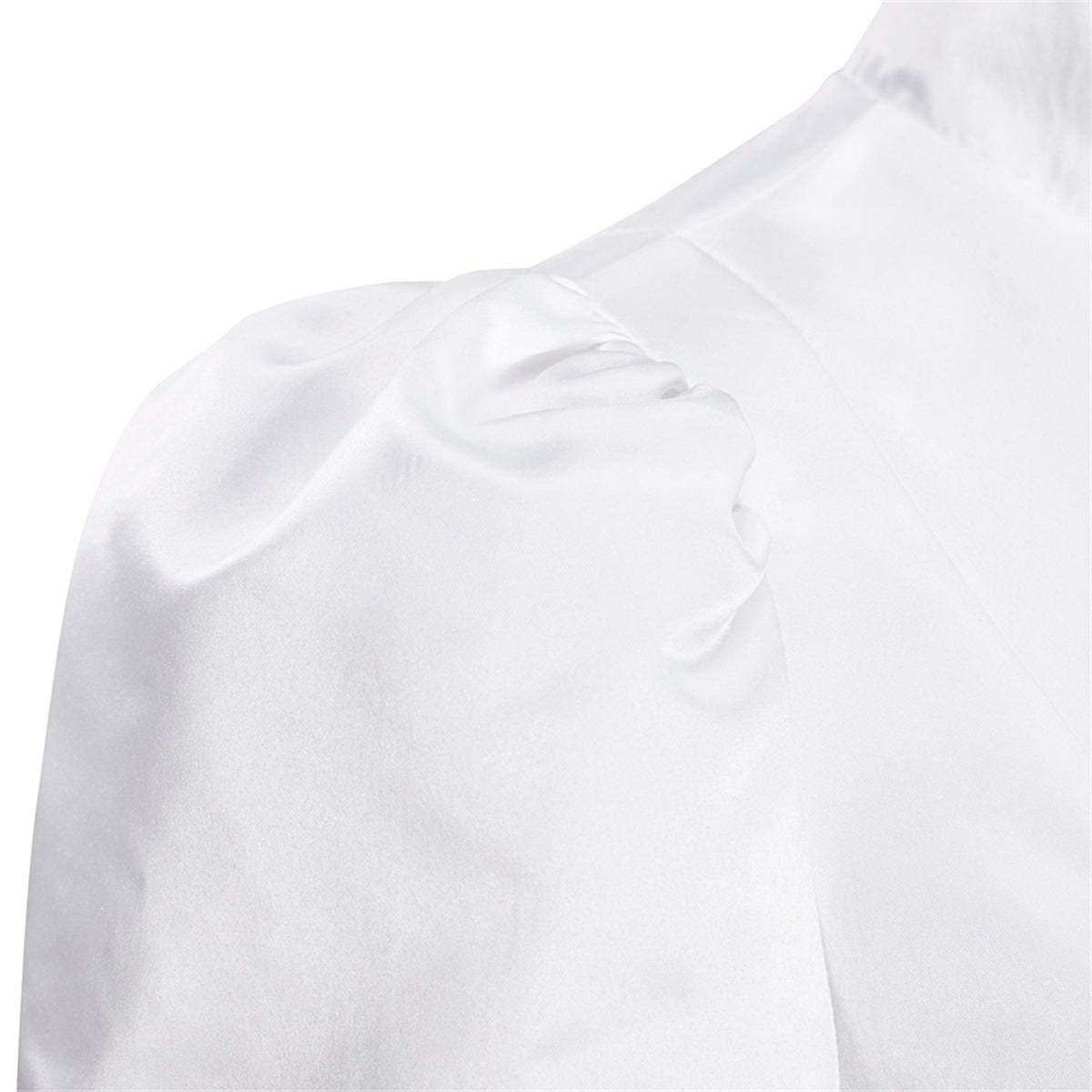 Victorian White Dress Cosplay Costume – Elegant Gothic Lolita Renaissance Outfit-Astricos