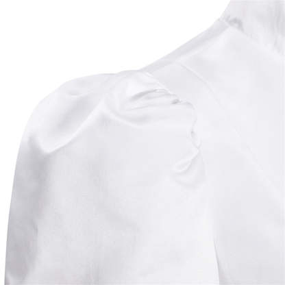 Victorian White Dress Cosplay Costume – Elegant Gothic Lolita Renaissance Outfit-Astricos