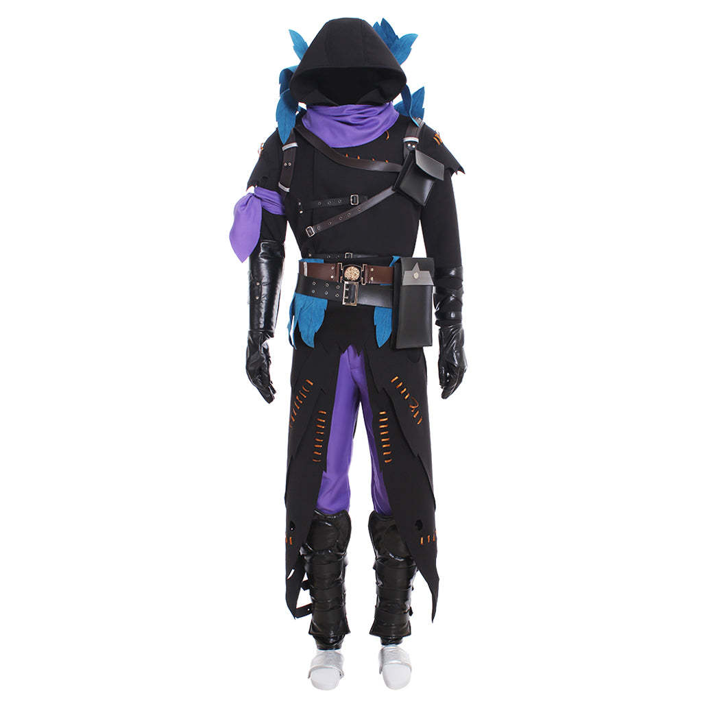 Raven Demon Cosplay Costume for Men - Full Set Hoodie Uniform | Game Series-Astricos