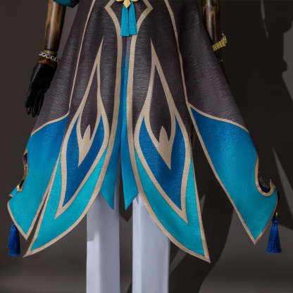 Honkai Star Rail Aventurine Cosplay Costume Wig & Earrings Set | Authentic Game Cosplay Accessories-Astricos