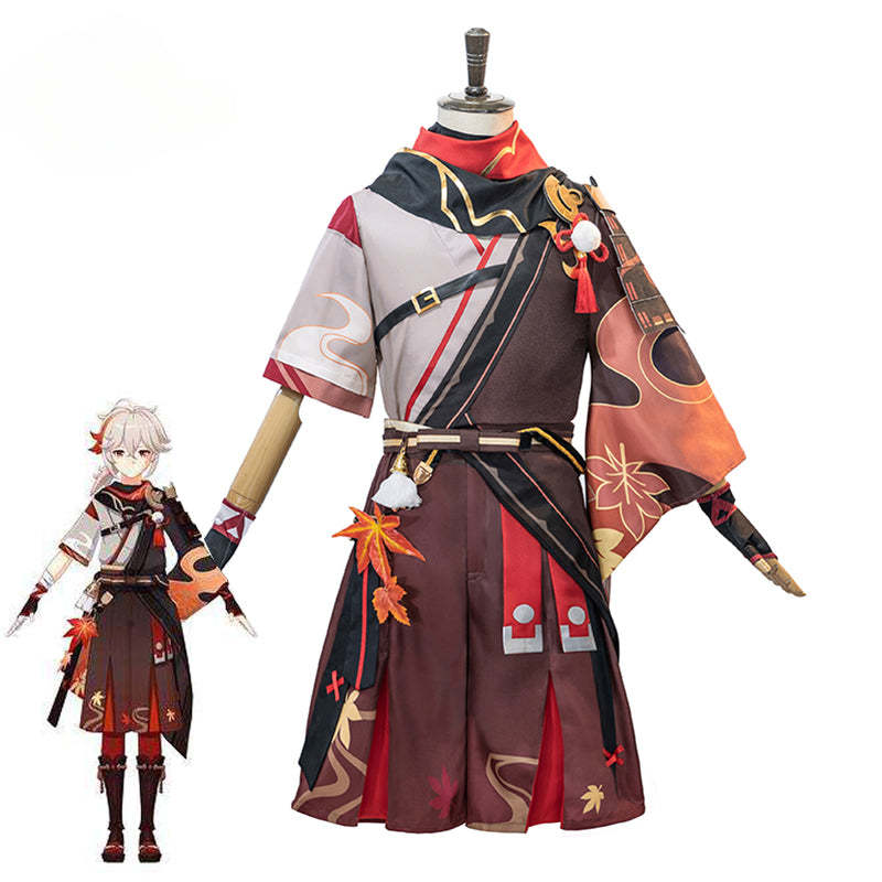 Kaedehara Kazuha Cosplay Costume - Genshin Impact Kiryu Kazuha Outfit for Halloween & Anime Conventions-Astricos