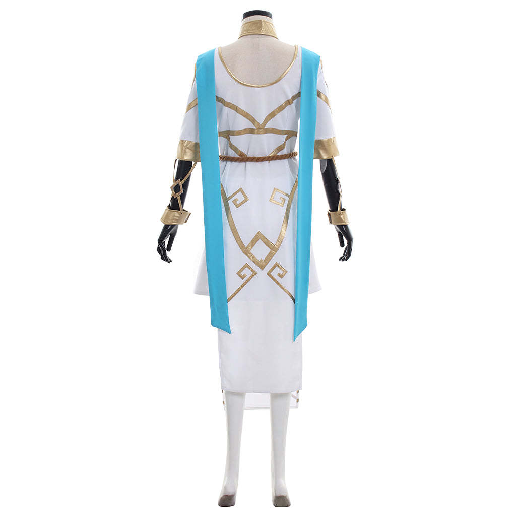 Overwatch Mercy Victory Cosplay Costume - Angela Ziegler Summer Games Skin Outfit Full Set | Astricos-Astricos