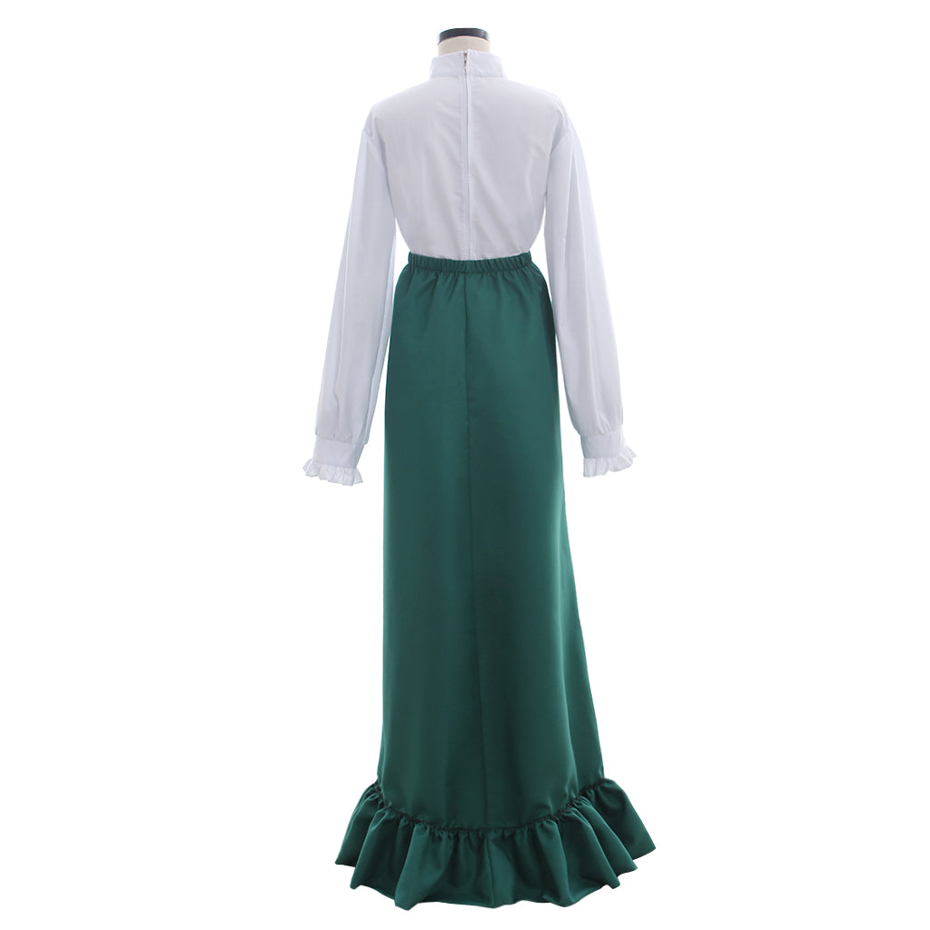 Vintage Medieval Victorian Red & Green Top Dress Hat - Cosplay Costume for Adults-Astricos