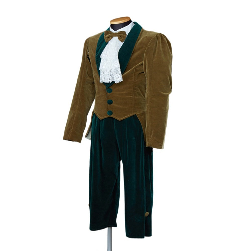 Medieval Prince Tudor Costume - Deluxe Renaissance King Outfit with Doublet & Pants | Astricos-Astricos