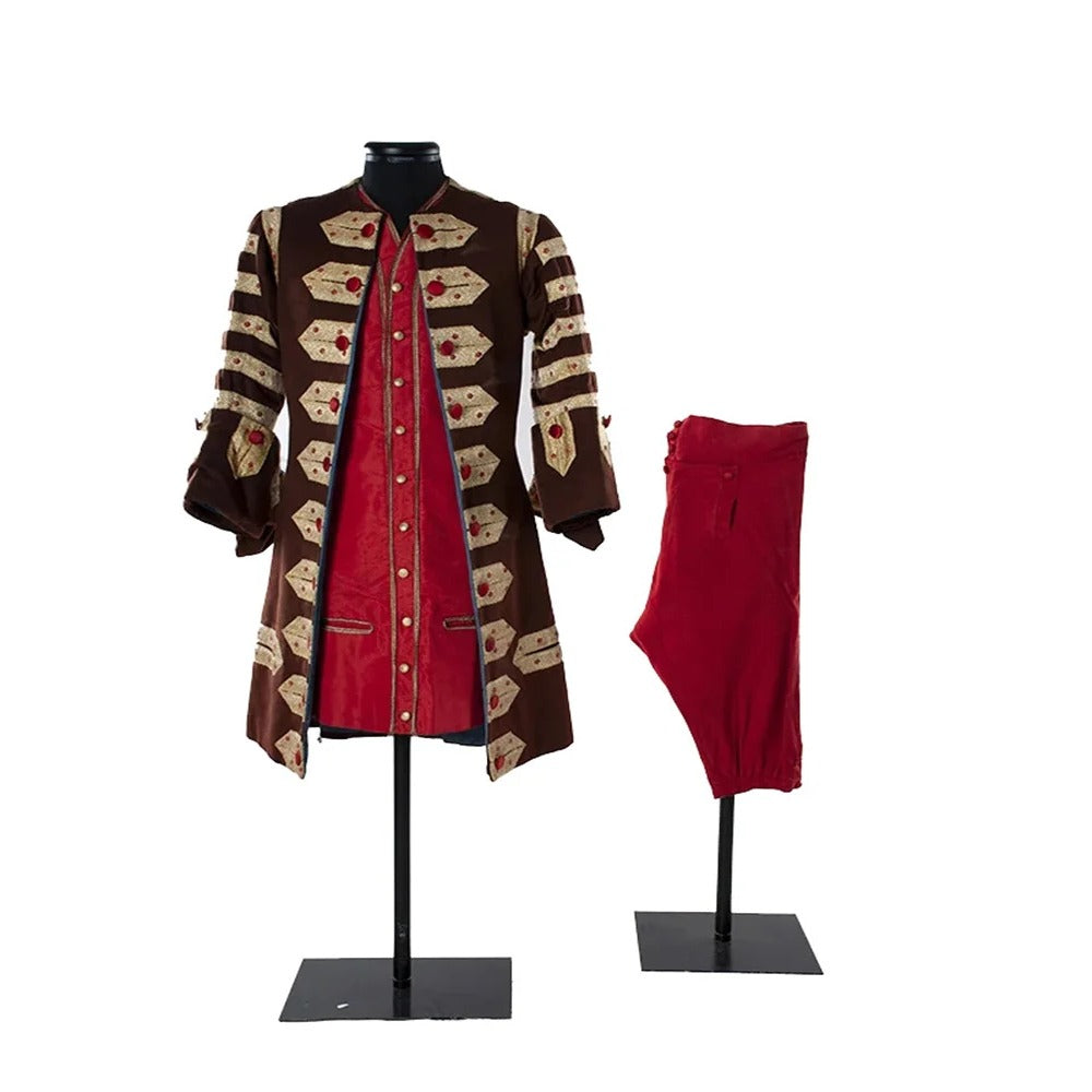 Tudor Regency Noble Gentleman Suit - 1720s Royal Court Medieval Victorian Prince Costume | Astricos-Astricos