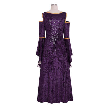 Medieval Halloween Costumes for Women - Elegant Cosplay Palace Noble Long Robes-Astricos