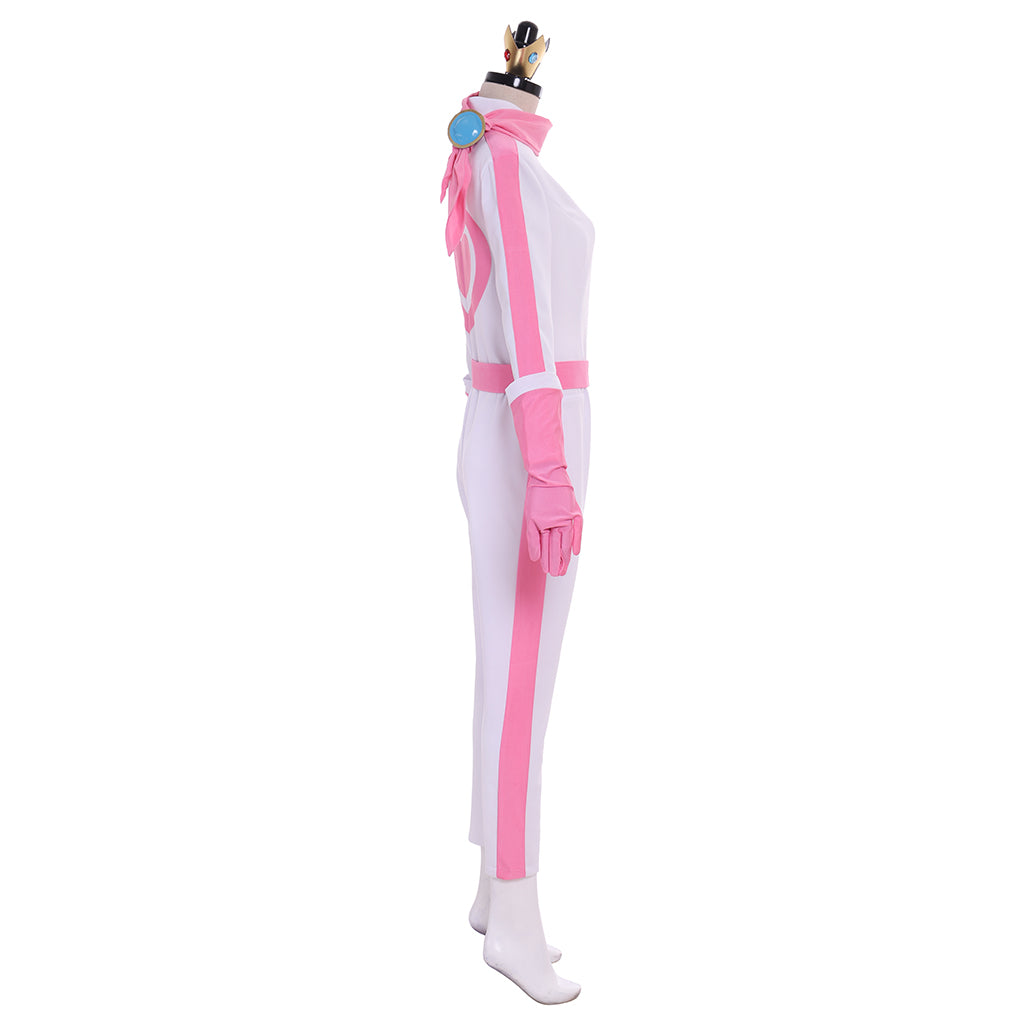 Mario Bikini Princess Cosplay Jumpsuit - Anime & Game Costume for Women-Astricos
