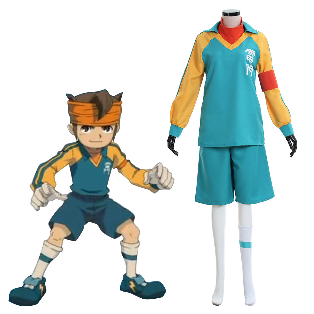Inazuma Eleven Mamoru Endou Mark Evans Authentic Sports Jersey Cosplay Costume-Astricos