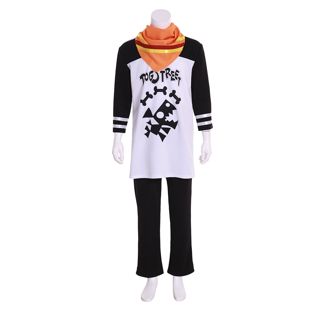 Kingdom Hearts Pence Cosplay Costume Full Set with Scarf | Authentic Game Outfit-Astricos