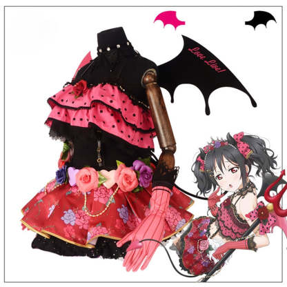Little Devil Love Live Cosplay Costume - Kotori, Honka, Umi, Nico & More-Astricos